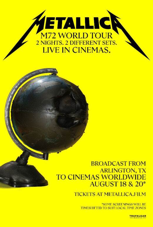 TICKETS NOW ON SALE FOR ‘METALLICA M72 WORLD TOUR LIVE FROM ARLINGTON